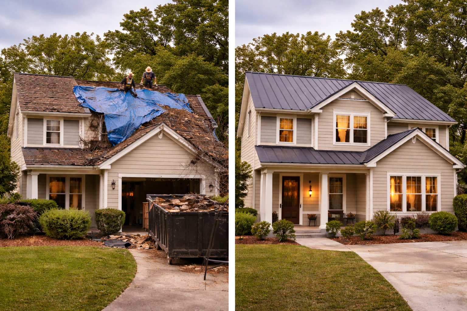 Metal Roof Replacement